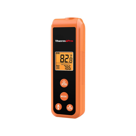 ThermoPro TP410 Pocket Digital Laser Infrared Thermometer for Home & Kitchen Cooking, Industrial, Automotive, HVAC, Maintainance & Repairs, etc.