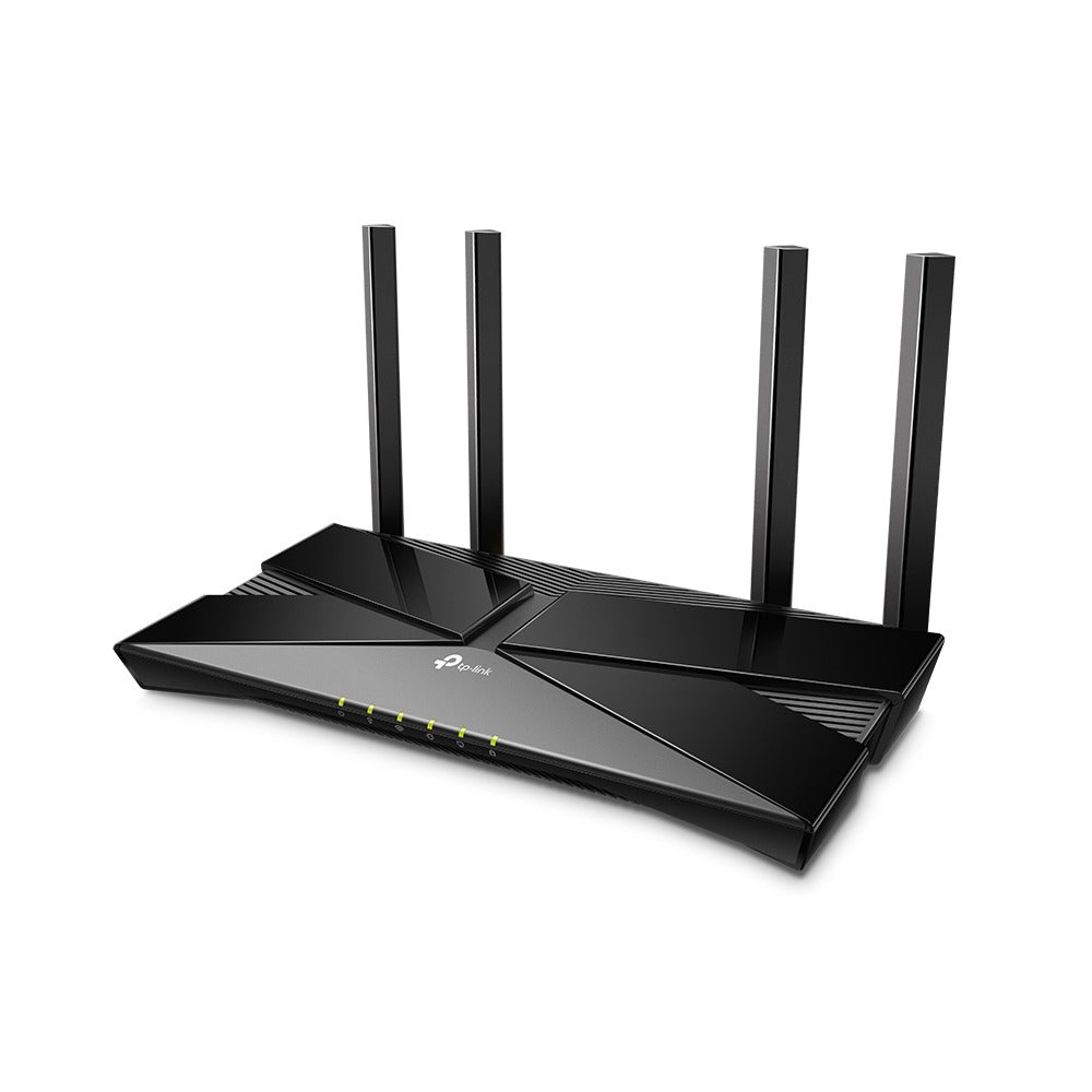 TP-Link Archer AX10 AX1500 Dual Band Gigabit MU-MIMO Wi-Fi 6 Router with 1201Mbps at 5GHz, 300Mbps at 2.4GHz, Broadcom 1.5GHz Triple-Core CPU, 4 Gigabit LAN Ports, OneMesh, OFDMA, Access Point Mode, Beamforming, VPN Server, IPv6 Ready