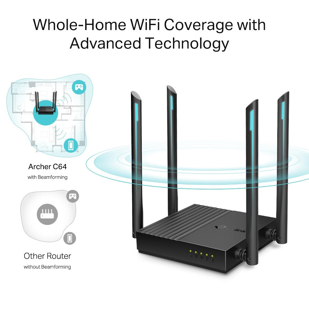 TP-Link Archer C54, AC1200 MU-MIMO Dual-Band WiFi Router