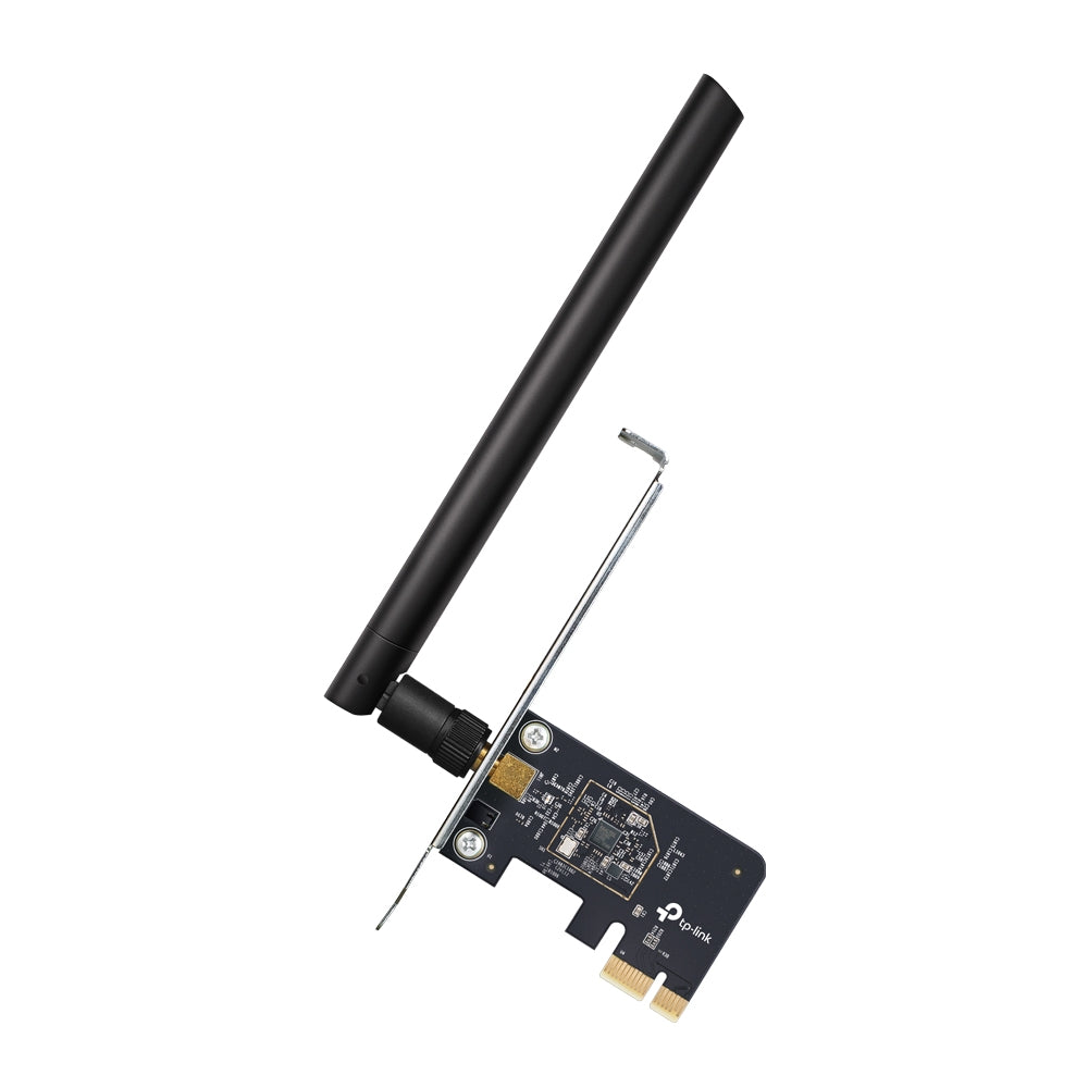 TP-Link Archer T2E AC600 Dual Band Wi-Fi High-Speed Wireless PCIe Adapter with MU-MIMO, WPA3, Low-Latency & High-Gain Anten for Desktop Computers (Windows Only) | Network Adapters | TP LINK TPLINK
