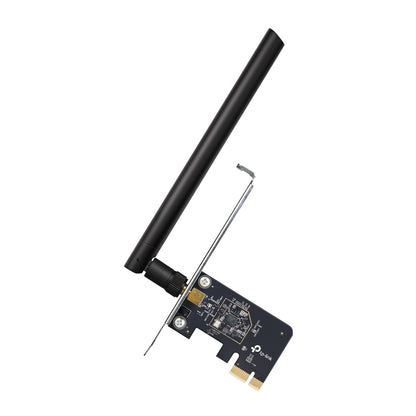 TP-Link Archer T2E AC600 Dual Band Wi-Fi High-Speed Wireless PCIe Adapter with MU-MIMO, WPA3, Low-Latency & High-Gain Anten for Desktop Computers (Windows Only) | Network Adapters | TP LINK TPLINK