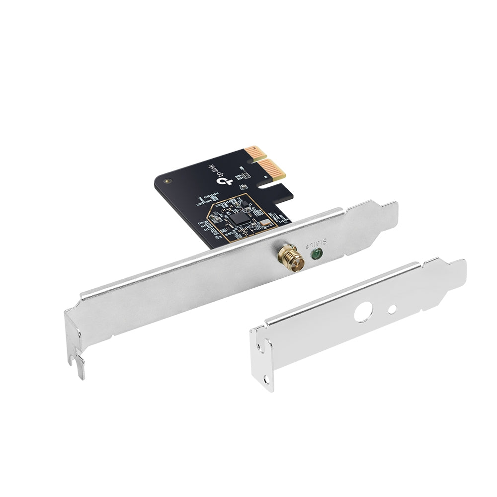 TP-Link Archer T2E AC600 Dual Band Wi-Fi High-Speed Wireless PCIe Adapter with MU-MIMO, WPA3, Low-Latency & High-Gain Anten for Desktop Computers (Windows Only) | Network Adapters | TP LINK TPLINK
