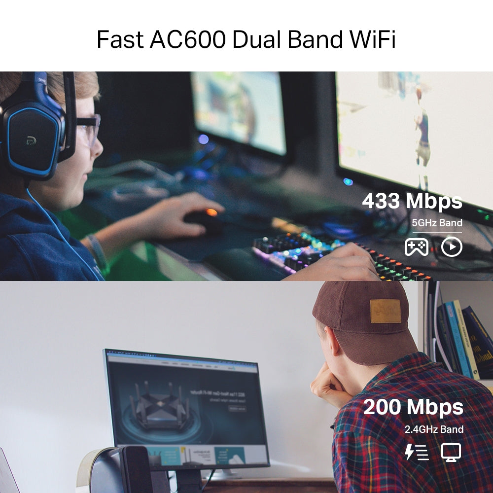 TP-Link Archer T2E AC600 Dual Band Wi-Fi High-Speed Wireless PCIe Adapter with MU-MIMO, WPA3, Low-Latency & High-Gain Anten for Desktop Computers (Windows Only) | Network Adapters | TP LINK TPLINK