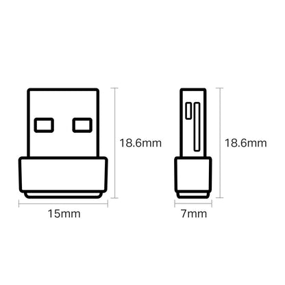 TP-Link Archer T2U Nano AC600 Dual Band Wireless USB 2.0 Wi-Fi Adapter with 433Mbps at 5GHz, 200Mbps at 2.4GHz Wifi Dongle for Windows and Mac OS TP LINK TPLINK