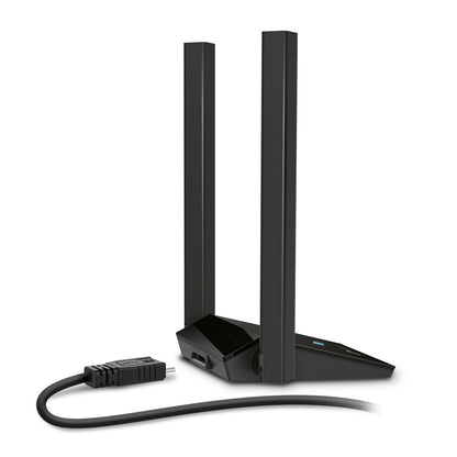 TP-Link Archer TX20U Plus AX1800 High Gain Dual Band Wi-Fi 6 USB 3.0 Adapter with 1201Mbps at 5GHz, 574Mbps at 2.4GHz, MU-MIMO, OFDMA, WPA3 Works with Windows 11/10