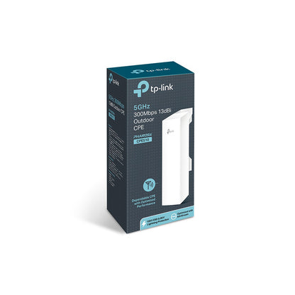 TP-Link CPE510 5GHz 300Mbps 13dBi Outdoor CPE for PtP Wireless Bridge & PtMP AP/Client, AP Router, AP Client, Router, Repeater, Bridge Mode with 10km+ Wireless Transmission, Dual-Polarized Directional MIMO Antenna, IPX5 Weatherproof
