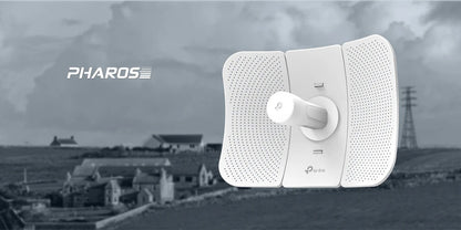 TP-Link CPE605 5GHz 150Mbps 23dBi Outdoor CPE for PtP Wireless Bridge & PtMP AP/Client, AP Router, AP Client, Router, Repeater, Bridge Mode with 30km+ Wireless Transmission, Dual-Polarized Directional MIMO Antenna, IP65 Weatherproof