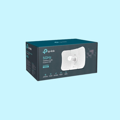 TP-Link CPE605 5GHz 150Mbps 23dBi Outdoor CPE for PtP Wireless Bridge & PtMP AP/Client, AP Router, AP Client, Router, Repeater, Bridge Mode with 30km+ Wireless Transmission, Dual-Polarized Directional MIMO Antenna, IP65 Weatherproof