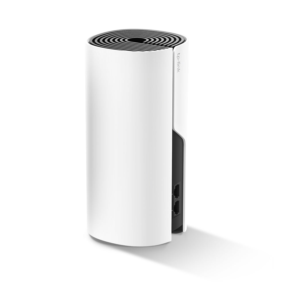 TP-Link Deco E4 AC1200 Whole Home Mesh Dual Band Wi-Fi System with 867Mbps at 5GHz, 300Mbps at 2.4GHz, Covers Up to 1,600 sq.ft., Router/Access Point Mode, MU-MIMO, Beamforming, IPv6, IPTV, QoS, WAN/LAN Auto-Sensing, Alexa Supported