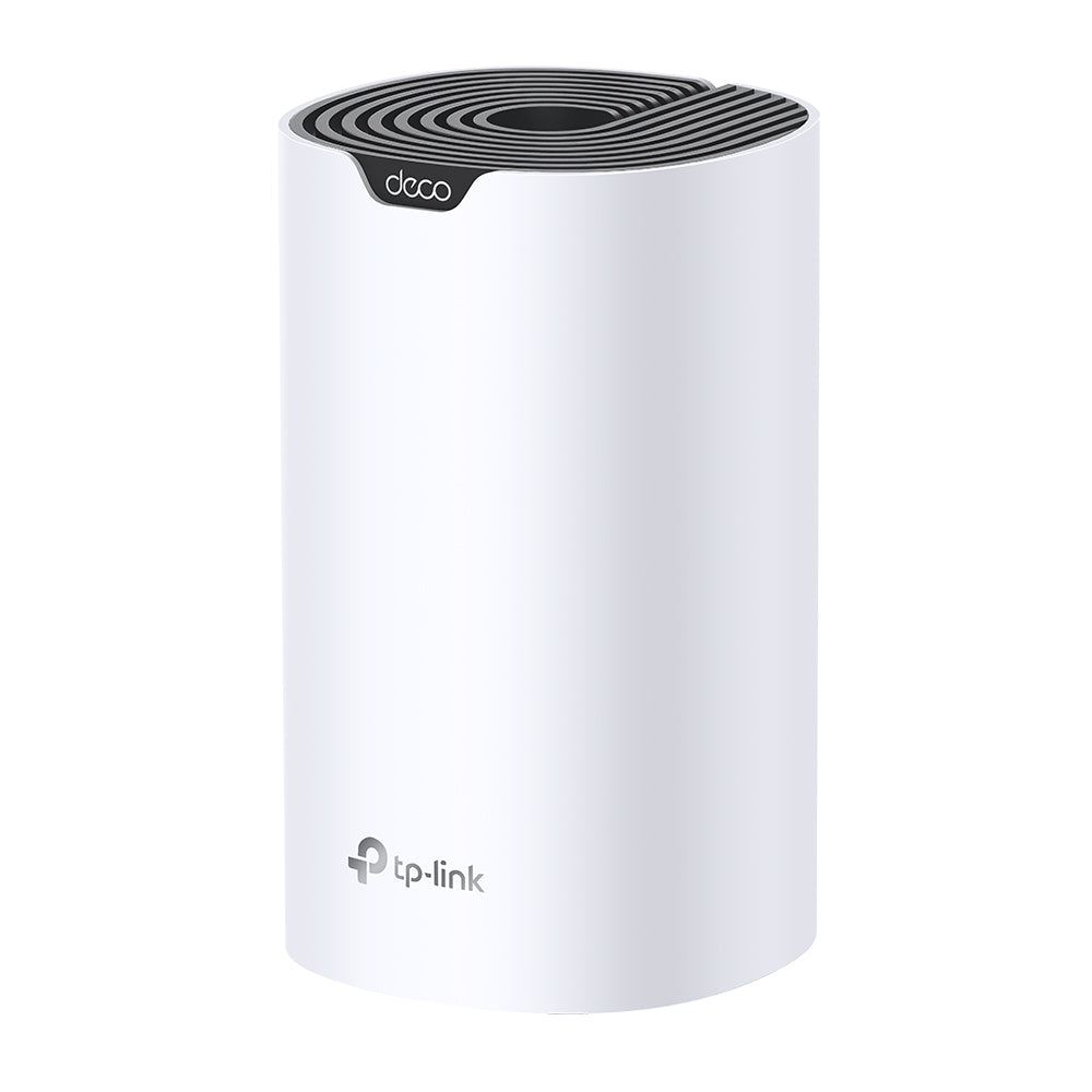 TP-Link Deco S7 AC1900 Whole Home Mesh Dual Band Wi-Fi System with 1300Mbps at 5GHz, 600Mbps at 2.4GHz, Covers Up to 2,100 sq.ft., Connects over 100 Devices, 3x Gigabit Ports, Router/AP Mode, MU-MIMO, Beamforming, IPv6, Alexa Supported