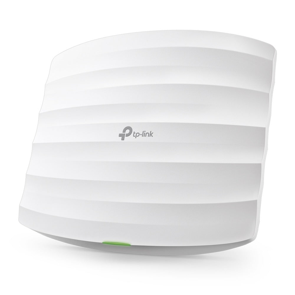 TP-Link EAP110 300Mbps Wireless N Ceiling Mount Access Point 2.4GHz with 10/100Mbps RJ45 Port, Internal 2 x 4dBi Omni-Directional, Supports Passive PoE Up to 100m, Secure Guest Network, Omada SDN, Load Balance