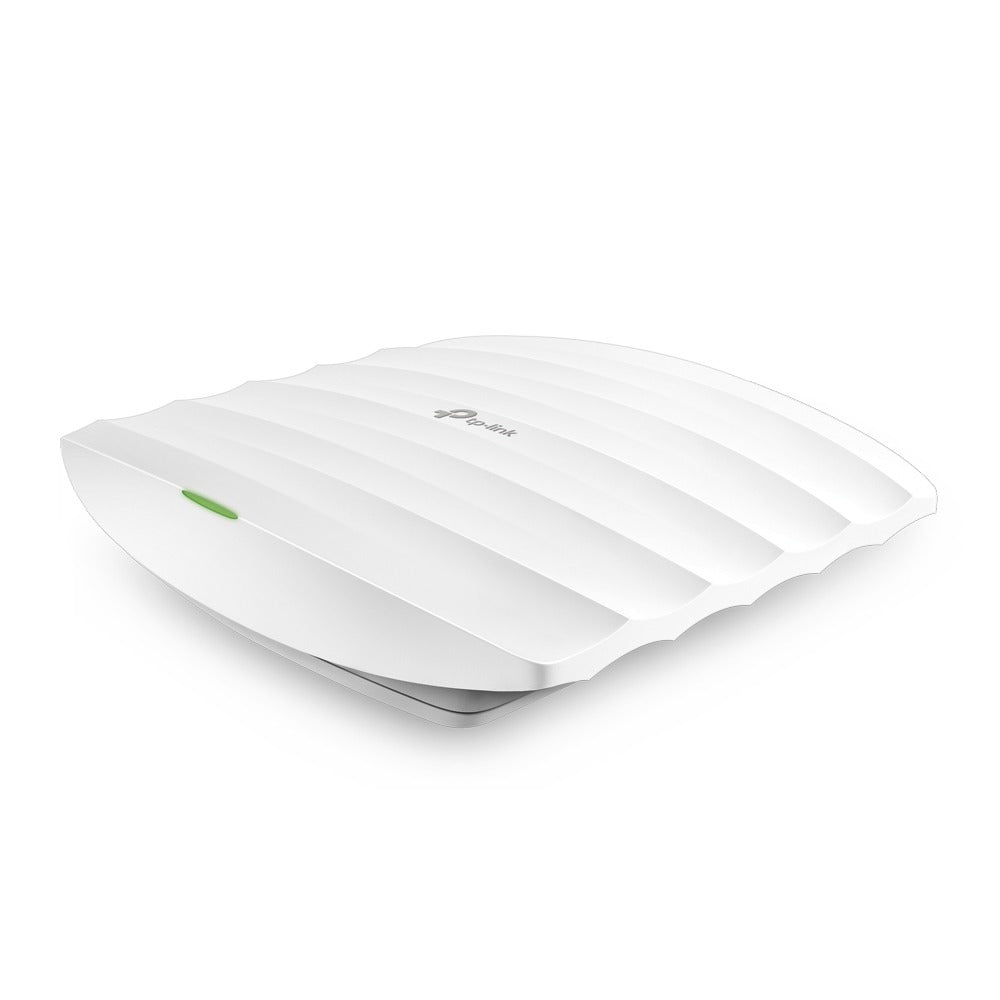 TP-Link EAP110 300Mbps Wireless N Ceiling Mount Access Point 2.4GHz with 10/100Mbps RJ45 Port, Internal 2 x 4dBi Omni-Directional, Supports Passive PoE Up to 100m, Secure Guest Network, Omada SDN, Load Balance