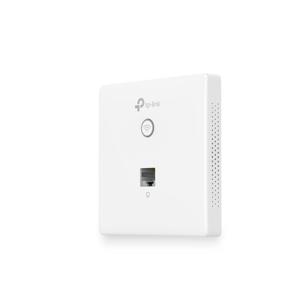 TP-Link EAP115-Wall 300Mbps Wireless N Wall-Plate Access Point 2.4GHz with 802.3af PoE, Load Balance, Centralized Management by Omada SDN Controller, Uplink/Downlink RJ45 Port Compatible with EU Standard Junction Box