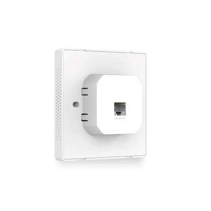 [CLEARANCE] TP-Link EAP115-Wall 300Mbps Wireless N Wall-Plate Access Point 2.4GHz with 802.3af PoE, Load Balance, Centralized Management by Omada SDN Controller, Uplink/Downlink RJ45 Port Compatible with EU Standard Junction Box