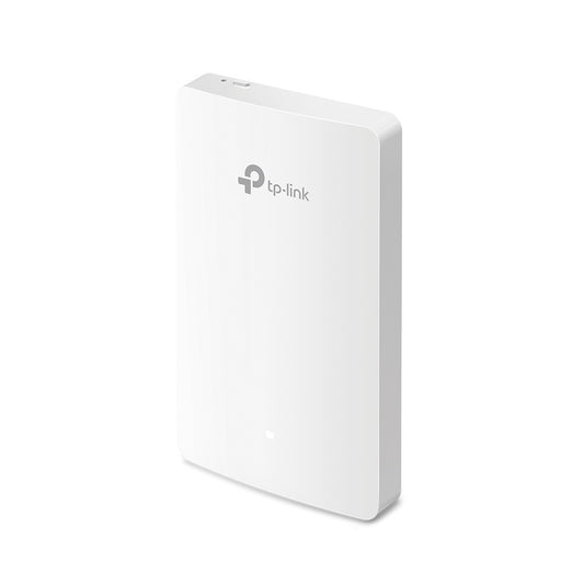 TP-Link EAP235-Wall AC1200 Wireless MU-MIMO Gigabit Dual Band Wall Plate Access Point with 867Mbps at 5GHz, 300Mbps at 2.4GHz, Uplink/Downlink Gigabit RJ45 Port, PoE/ PoE Passthrough, Beamforming, Omada SDN, Load Balance