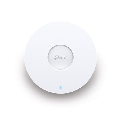 TP-Link EAP610 AX1800 Dual Band Ceiling Mount Wi-Fi 6 Access Point with 1201Mbps at 5GHz, 574Mbps at 2.4GHz, Gigabit RJ45 Port, Omada Mesh Technology, PoE+ Powered, Seamless Roaming, MU-MIMO, Beamforming, Omada SDN
