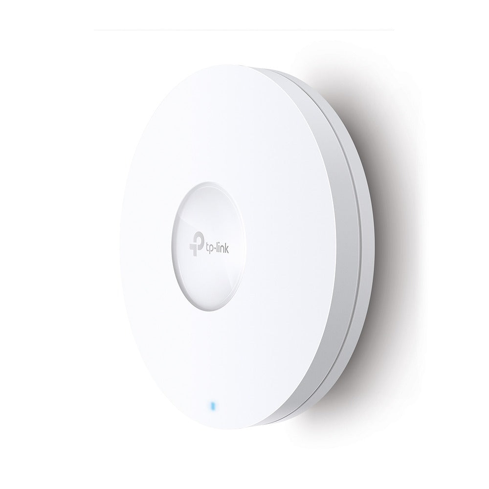 TP-Link EAP610 AX1800 Dual Band Ceiling Mount Wi-Fi 6 Access Point with 1201Mbps at 5GHz, 574Mbps at 2.4GHz, Gigabit RJ45 Port, Omada Mesh Technology, PoE+ Powered, Seamless Roaming, MU-MIMO, Beamforming, Omada SDN