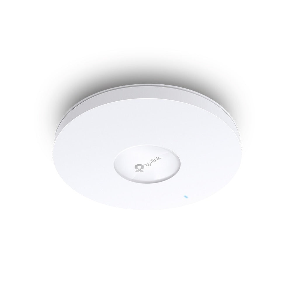 TP-Link EAP653 AX3000 Dual Band Ceiling Mount Wi-Fi 6 Access Point with 2402Mbps at 5GHz, 574Mbps at 2.4GHz, Gigabit RJ45 Port, MU-MIMO, Omada Mesh Tech, 160MHz Channel, PoE+ Powered, Beamforming, Omada SDN, Seamless Roaming, Band Steering