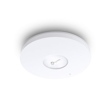 TP-Link EAP653 AX3000 Dual Band Ceiling Mount Wi-Fi 6 Access Point with 2402Mbps at 5GHz, 574Mbps at 2.4GHz, Gigabit RJ45 Port, MU-MIMO, Omada Mesh Tech, 160MHz Channel, PoE+ Powered, Beamforming, Omada SDN, Seamless Roaming, Band Steering