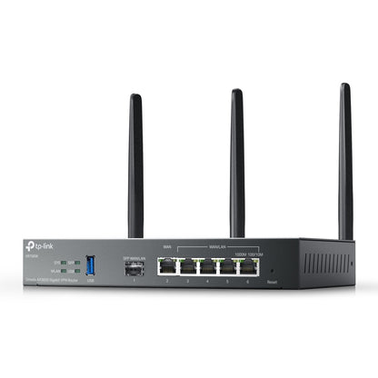 TP-Link Omada AX3000 WiFi 6 Dual Band VPN Router with 6-Port Gigabit Ethernet Ports, High Security VPN, OMADA Mesh and Centralized Magement for Network and Internet  - ER706W