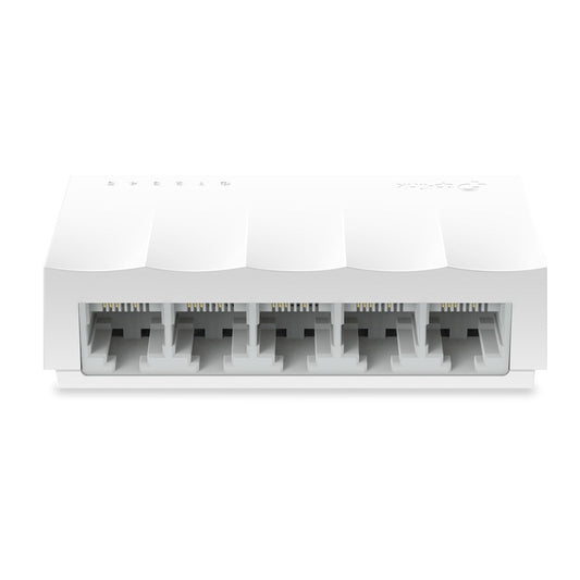 TP-Link LS1005 5-Port 10/100Mbps Desktop Switch with RJ45 Ethernet Ports Supporting Auto-MDI/MDIX, Driver Free, Fanless, MAC Address Learning, Green Ethernet Technology, 802.3X Flow Control