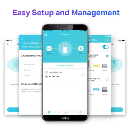 TP-Link AX1500 Wi-Fi 6 Range Extender Dual-Band Wifi 1200Mbps 5GHz / 300Mbps 2.4GHz with 1500 sq.ft Coverage Area, Built-In Access Point, Gigabit Ethernet Port, Windows, Linux, Mac OS Support TP LINK TPLINK -  Network Devices | RE505X
