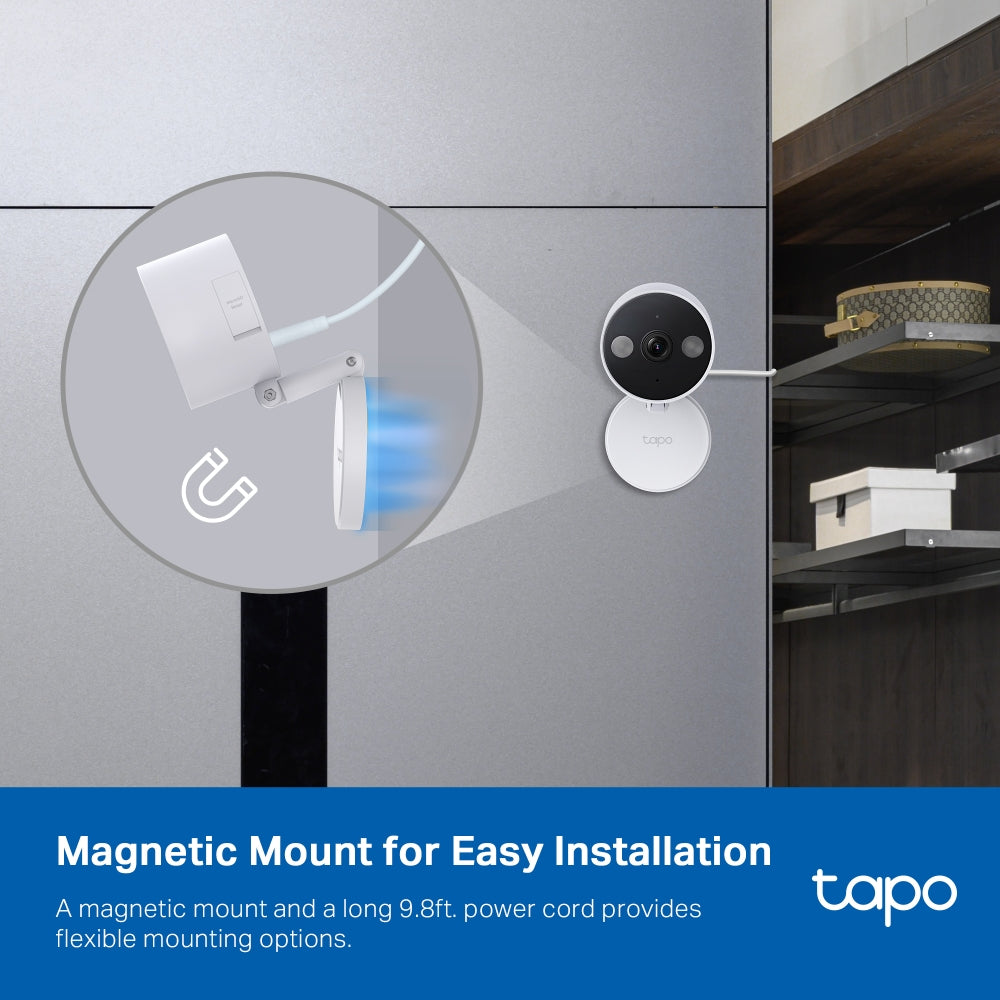 TP-Link Tapo C120 Indoor/Outdoor Wi-Fi Home Security Camera with Full-Color Night Vision, Subject Detection, Two-Way Audio, Sound & Light Alarm, Voice Assist & Privacy Mode | CCTV & Surveillance Cameras | TP LINK TPLINK