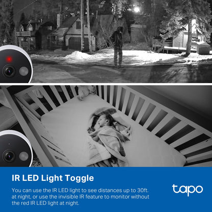 TP-Link Tapo C120 Indoor/Outdoor Wi-Fi Home Security Camera with Full-Color Night Vision, Subject Detection, Two-Way Audio, Sound & Light Alarm, Voice Assist & Privacy Mode | CCTV & Surveillance Cameras | TP LINK TPLINK