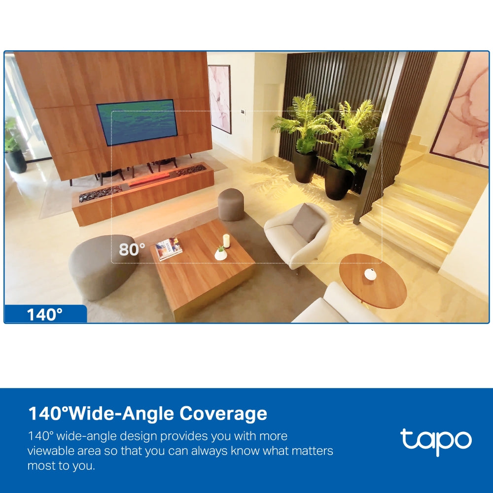 TP-Link Tapo C125 AI Home Wi-Fi Security Camera 2K QHD with Physical Privacy Shutter, Dual IR Night Vision, Smart Subject & Motion Detection, Two-way Audio, Smartphone App & Voice Control | CCTV & Surveillance Cameras | TP Link TPLink