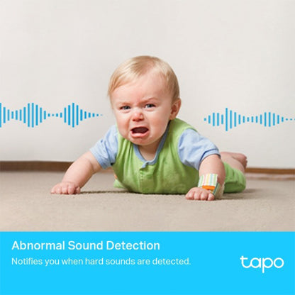 TP-Link Tapo C225 Pan/Tilt AI Home Security Wi-Fi Camera 2.4GHz 2K QHD Panoramic Recording & Privacy Protection with Smart AI / Sound Detection & Notification, Customizable Night Vision, Built-in Microphone & Speaker, Voice Control