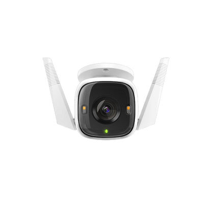 TP-Link Tapo C320WS Full Color Outdoor Security Wi-Fi Camera 3MP 2.4GHz 2K QHD with IP66 Weatherproof, Motion Detection & Notification, Dual Powerful Antennas, Starlight Night Vision, Two-Way Audio, microSD Card Up to 512GB, Voice Control
