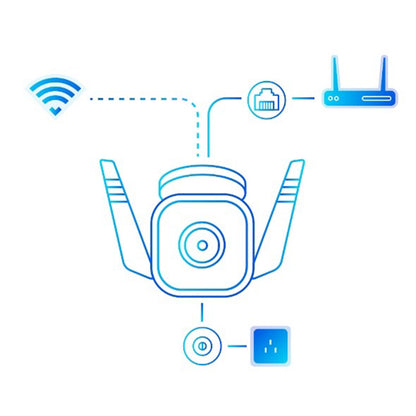 TP-Link Tapo C320WS Full Color Outdoor Security Wi-Fi Camera 3MP 2.4GHz 2K QHD with IP66 Weatherproof, Motion Detection & Notification, Dual Powerful Antennas, Starlight Night Vision, Two-Way Audio, microSD Card Up to 512GB, Voice Control