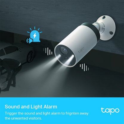 TP-Link Tapo C420S1 / C420S2 / C420 2K QHD Full Color Night Vision SMART Wire-Free Security Camera with AI Detection, IP65 Water Dust Resistant, MicroSD Slot, 2-Way Audio and Mobile App Monitoring