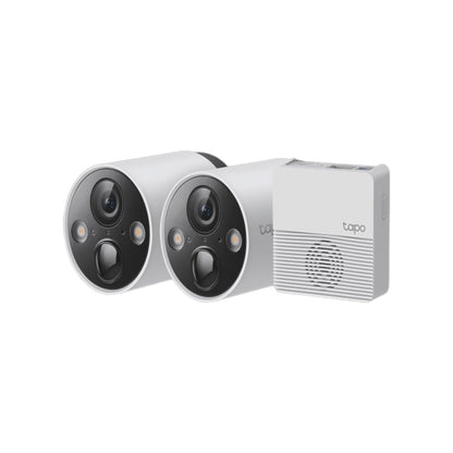 TP-Link Tapo C420S1 / C420S2 / C420 2K QHD Full Color Night Vision SMART Wire-Free Security Camera with AI Detection, IP65 Water Dust Resistant, MicroSD Slot, 2-Way Audio and Mobile App Monitoring
