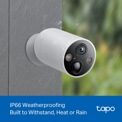 TP-Link Tapo C425 2K QHD Indoor/Outdoor Battery-Powered Smart Wi-Fi Home Security Camera with Full-Color Night Vision, Subject Detection, Two-Way Audio, Sound & Light Alarm, Voice Assist | CCTV & Surveillance Cameras | TP LINK TPLINK
