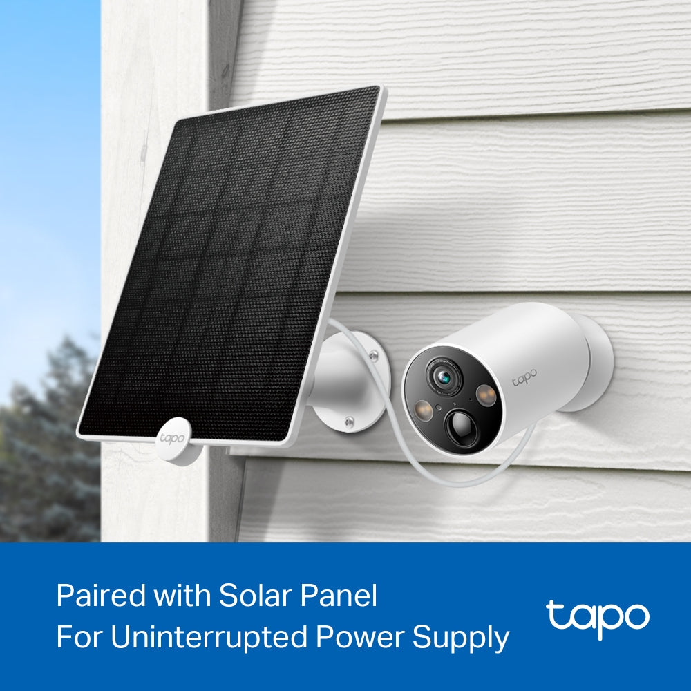 TP-Link Tapo C425 2K QHD Indoor/Outdoor Battery-Powered Smart Wi-Fi Home Security Camera with Full-Color Night Vision, Subject Detection, Two-Way Audio, Sound & Light Alarm, Voice Assist | CCTV & Surveillance Cameras | TP LINK TPLINK
