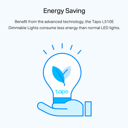 TP-Link Tapo L535E / L520E / L530E / L510E Smart WIFI LED Light Bulb, Dimmable / Multicolored, Voice Control, Remote Control, Away Mode, E27 Socket, Energy Saving, Schedule & Timer, No Hub Required
