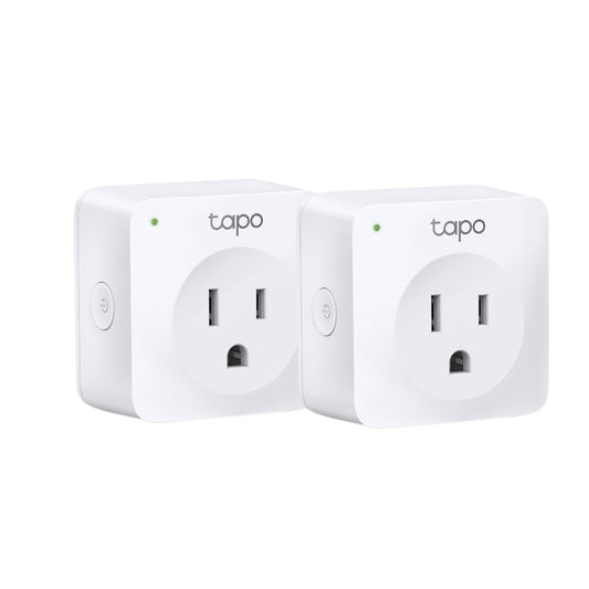 TP-Link Tapo P100 Mini Smart Wi-Fi Socket 100-240V 2.4GHz with Bluetooth 4.2 (Onboarding Only), Voice Control, Remote Control with Tapo App, Schedule & Timer, Device Sharing, Flame Retardant
