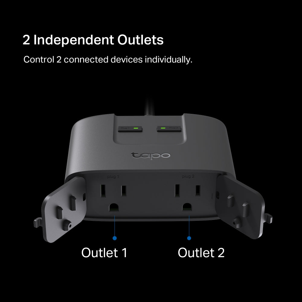 TP-Link Tapo P400M Outdoor Smart Wi-Fi Power Strip Plug with 3 Standard AC Outlets, Voice Control, Energy Monitoring, Overload Protection, Home Automation & Device Magement, Smartphone app Interface, Matter-Certified | TP LINK TPLINK