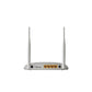 TP-Link TD-W8961N 300Mbps Wireless N ADSL2+ Modem Router with 300Mbps at 2.4GHz, ADSL 24/3.3Mbps, 4 Fast Ethernet LAN Ports, RJ11 Port, 2x 5dBi Omni-Directional Fixed Antennas, Annex A, IPTV