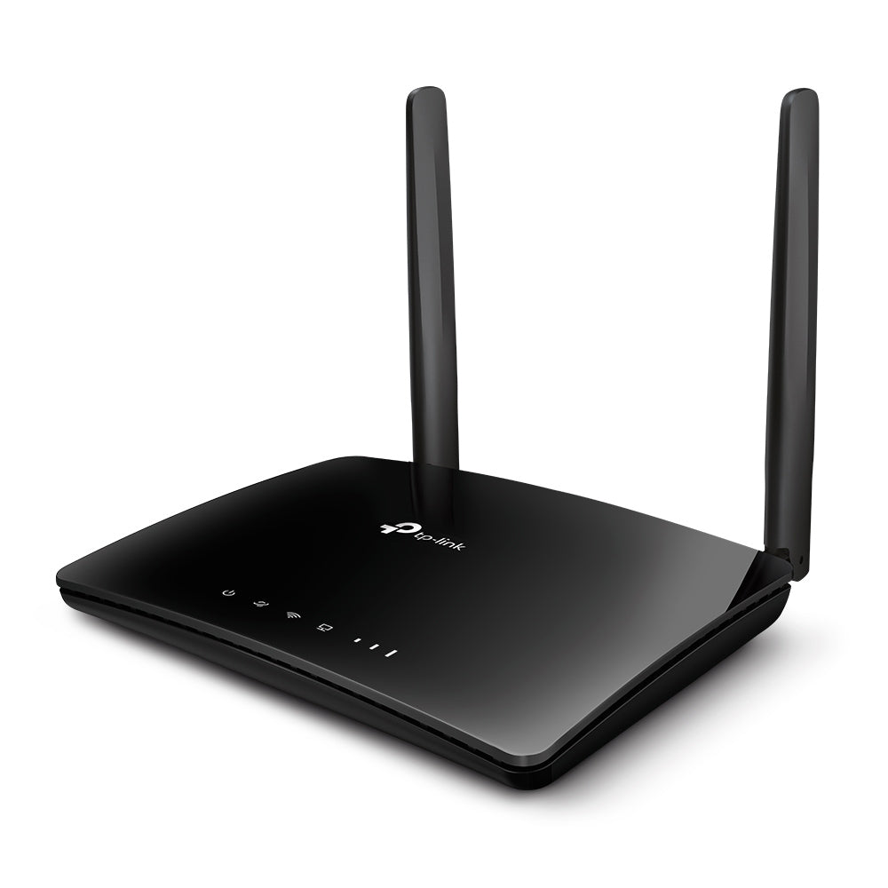 TP-Link TL-MR150 300Mbps Wireless N 4G LTE Router 2.4GHz with Built-in Nano SIM Card Slot, 150Mbps 4G LTE Modem, 3x Fast Ethernet LAN Ports, 10/100Mbps LAN/WAN Port, Parental Controls, QoS, Cloud Support, Works with Tether App