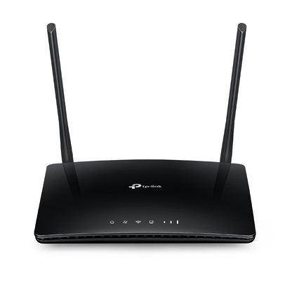 TP-Link TL-MR6400 300Mbps Wireless N 4G LTE Router 2.4GHz with Built-in SIM Card Slot, 150Mbps 4G LTE Modem, 3x Fast Ethernet LAN Ports, 10/100Mbps LAN/WAN Port, Parental Controls, QoS, Cloud Support, Works with Tether App
