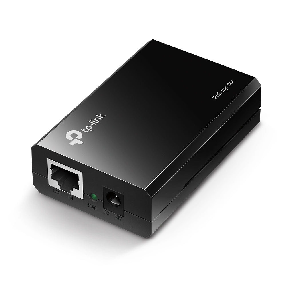 TP-Link TL-POE150S PoE Injector Adapter with 1000Mbps Gigabit PoE Port / Non-PoE Port, Max. 15.4W, Auto Negotiation / Auto MDI/MDIX, Delivers Power Up To 100 meters