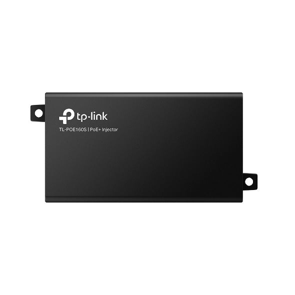 TP-Link TL-POE160S PoE+ Injector 10/100/1000Mbps Gigabit Ethernet Desktop & Wall Mounting Plug & Play with 100-240V AC Power Supply TP LINK TPLINK