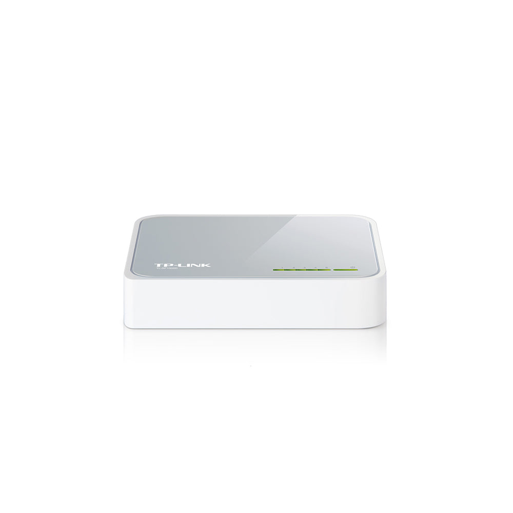 [CLEARANCE] TP-Link TL-SF1005D 5-Port 10/100Mbps Desktop Switch with RJ45 Ports Supports Auto MDI / MDIX, Driver Free, 802.3X Flow Control, Green Ethernet Technology