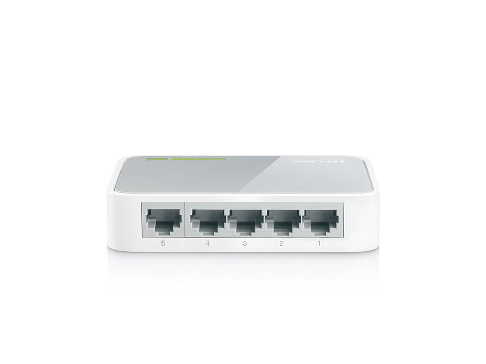 [CLEARANCE] TP-Link TL-SF1005D 5-Port 10/100Mbps Desktop Switch with RJ45 Ports Supports Auto MDI / MDIX, Driver Free, 802.3X Flow Control, Green Ethernet Technology