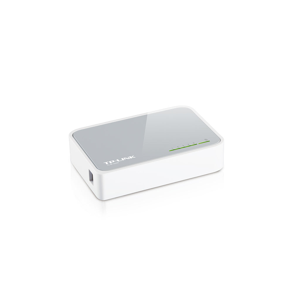 [CLEARANCE] TP-Link TL-SF1005D 5-Port 10/100Mbps Desktop Switch with RJ45 Ports Supports Auto MDI / MDIX, Driver Free, 802.3X Flow Control, Green Ethernet Technology