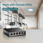 TP-Link TL-SF1005P 5 Port Gigabit Desktop Network Switch Hub with PoE+ RJ45 Plug and Play 16Gbps Switching Capacity with up to 250m Data and Power Transmission via Extend Mode