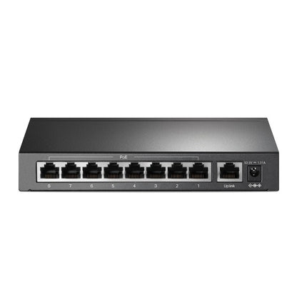 TP-Link TL-SF1009P 9-Port 10/100Mbps Desktop Switch with 8-Port PoE+ 65W Fanless Fast Ethernet Netowrk Switch Hub (Plug & Play) with Auto-Negotiation and Auto-MDI/MDIX TP LINK TPLINK