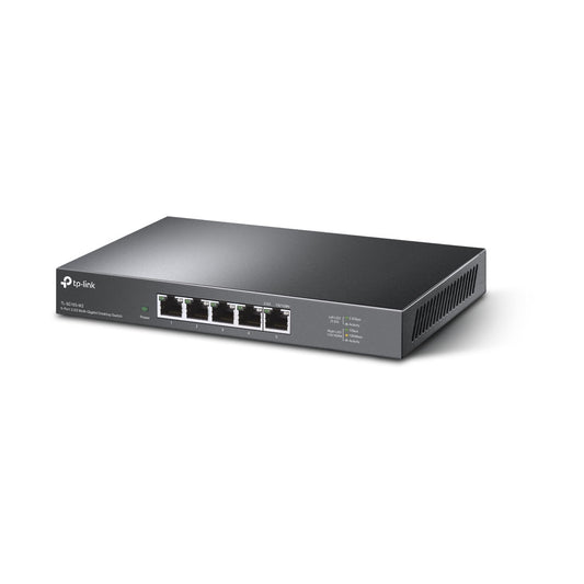 TP-Link TL-SG105-M2 5-Port 2.5G Multi-Gigabit Desktop Switch (Unmanaged) 5x 2.5G RJ45 Port, 25Gbps Switching Capacity, 16K MAC Address Table, Fanless,  802.3X Flow Control, 802.1p/DSCP QoS, Driver Free